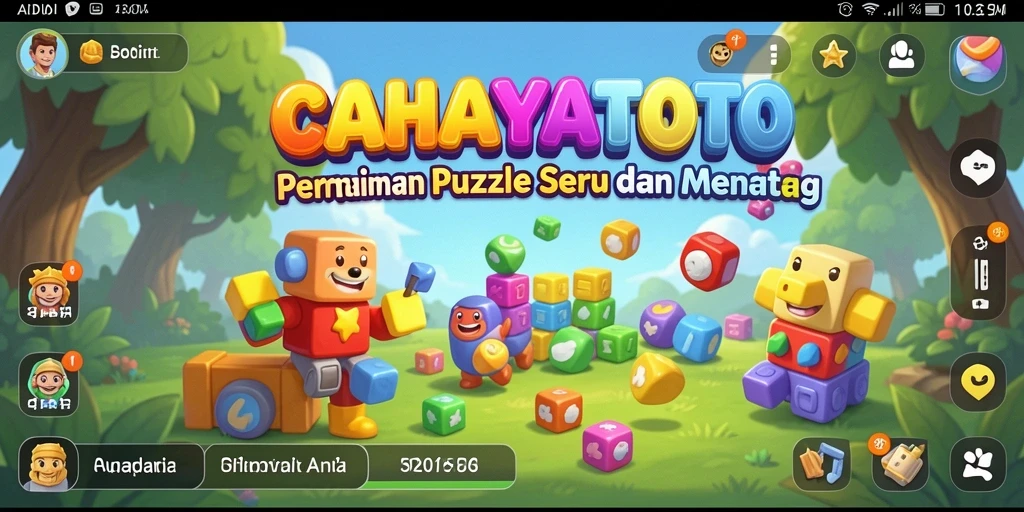 Tampilan gameplay CAHAYATOTO yang menantang dan seru.