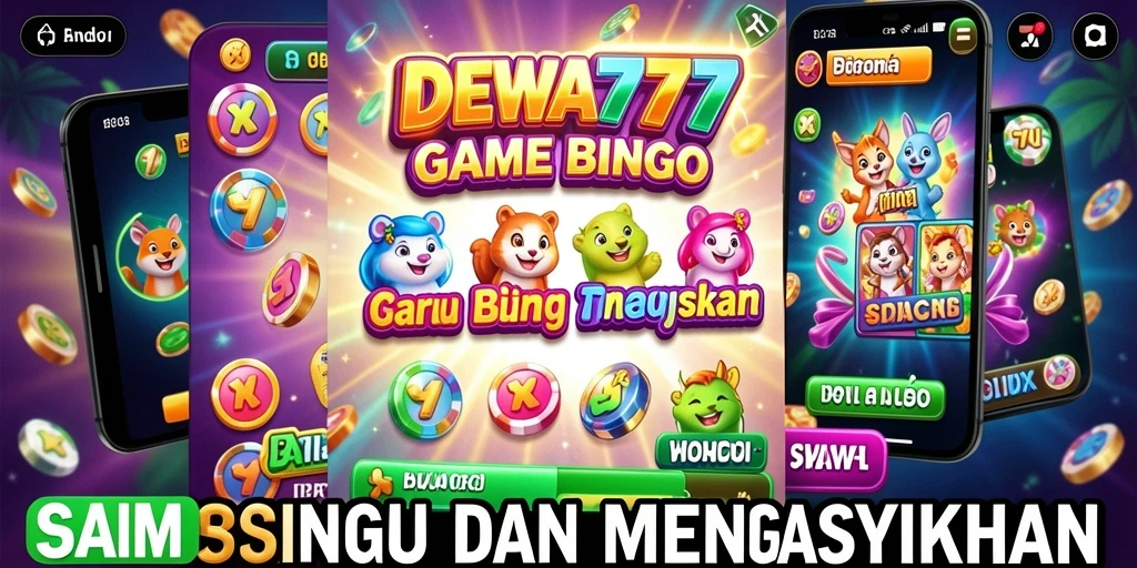 Tampilan gameplay seru di DEWA777 dengan suasana Bingo yang mengasyikkan.