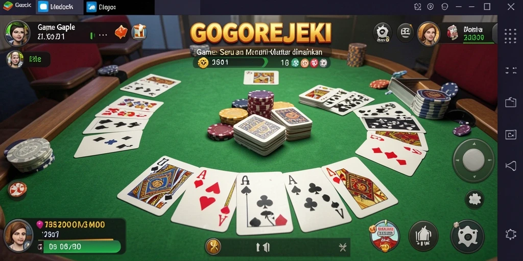 Menampilkan gameplay GOGOREJEKI yang seru dan kompetitif.