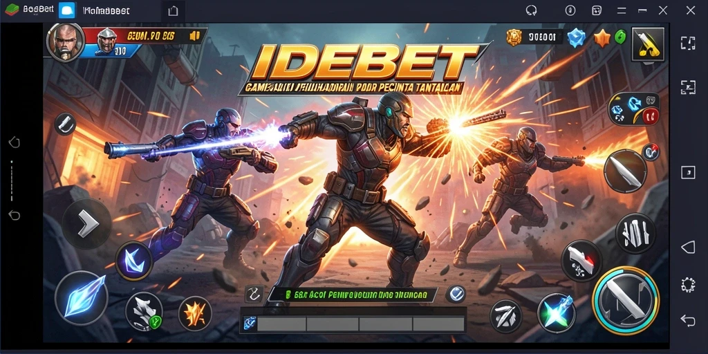 Tampilan gameplay IDEBET yang penuh aksi dan keseruan.