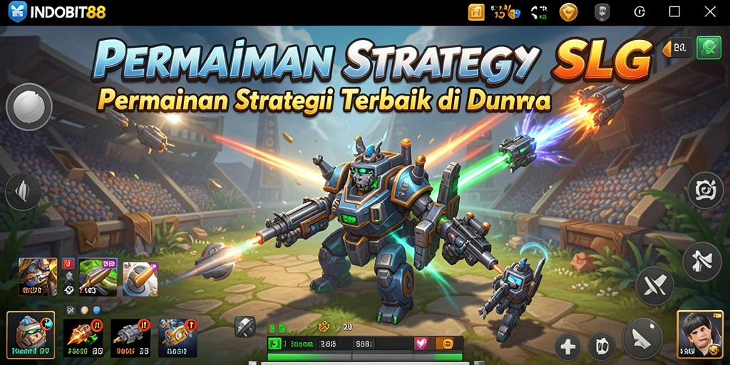 Tampilan gameplay seru dan strategis di INDOBIT88.