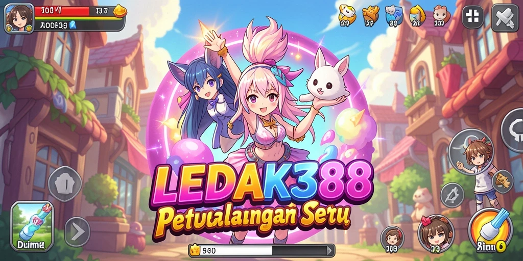 Gameplay seru dalam dunia fantastis Anime LEDAK388.