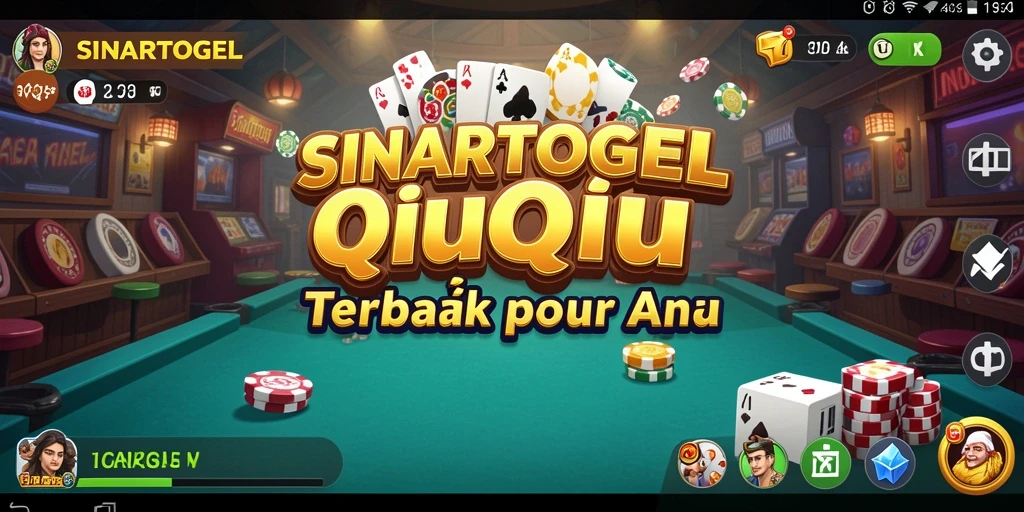 Screenshot SINARTOGEL menampilkan gameplay QiuQiu yang menarik.
