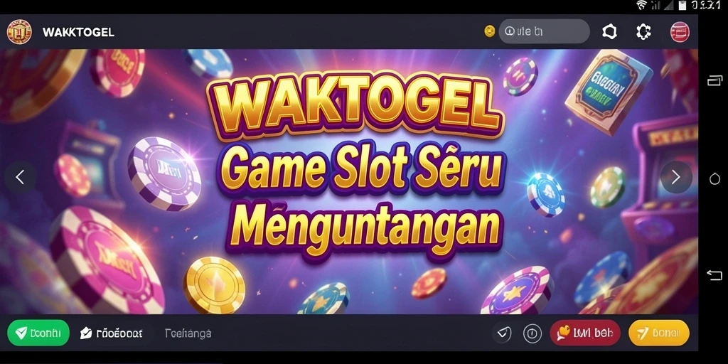 Tampilan gameplay WAKTOGEL yang seru dan menarik.