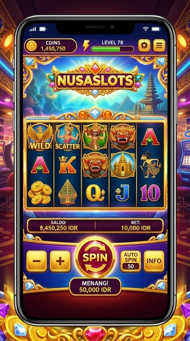 Berbagai pilihan aplikasi tersedia di nusaslots untuk diunduh.